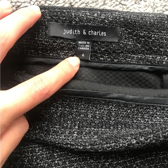 Judith & Charles size 6 tweed pencil skirt - Picture 3 of 4